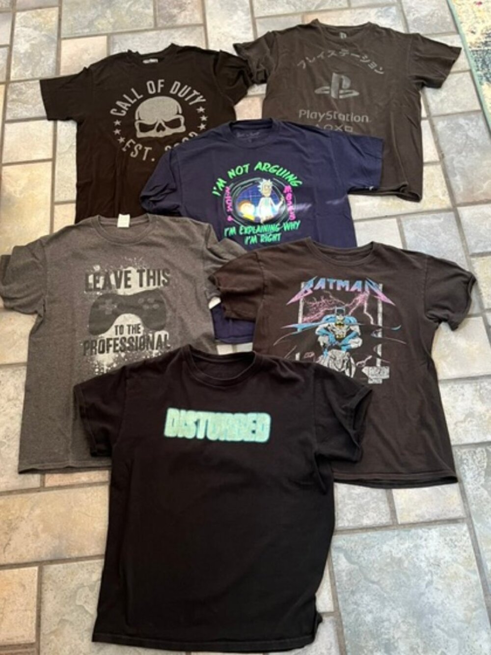 Medium Mens T-Shirt Lot